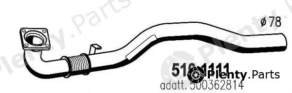  ASSO part 510.1111 (5101111) Exhaust Pipe