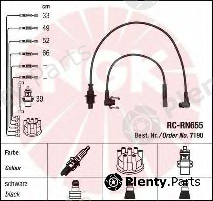  NGK part 7190 Ignition Cable Kit