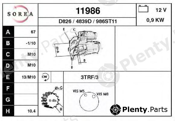  EAI part 11986 Starter