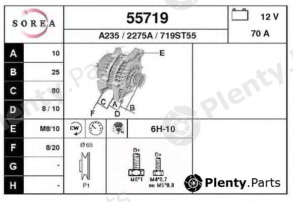  EAI part 55719 Alternator