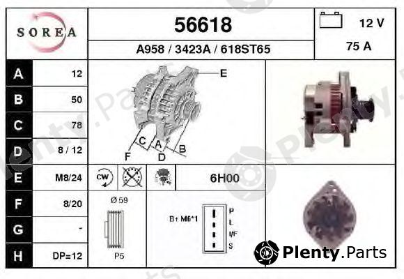  EAI part 56618 Alternator