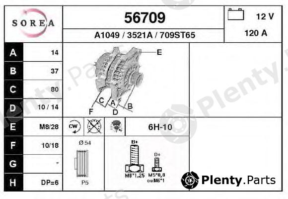  EAI part 56709 Alternator