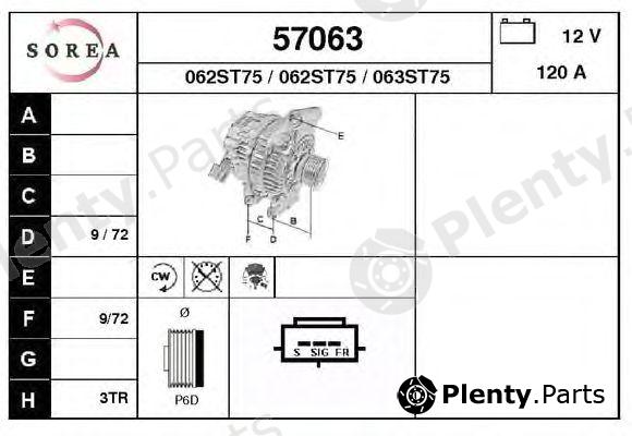  EAI part 57063 Alternator