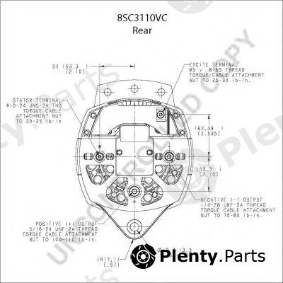  PRESTOLITE ELECTRIC part 8SC3110VC Alternator