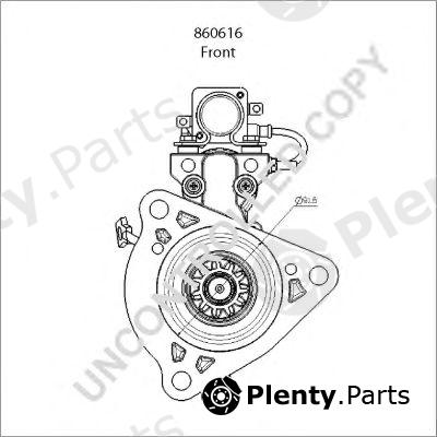  PRESTOLITE ELECTRIC part 860616 Starter