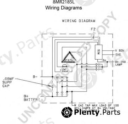  PRESTOLITE ELECTRIC part 8MR2185L Alternator