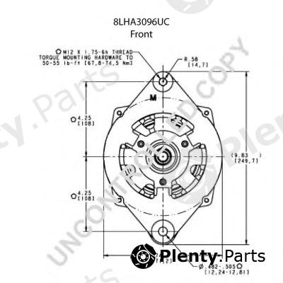  PRESTOLITE ELECTRIC part 8LHA3096UC Alternator