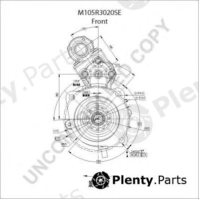  PRESTOLITE ELECTRIC part M105R3020SE Starter