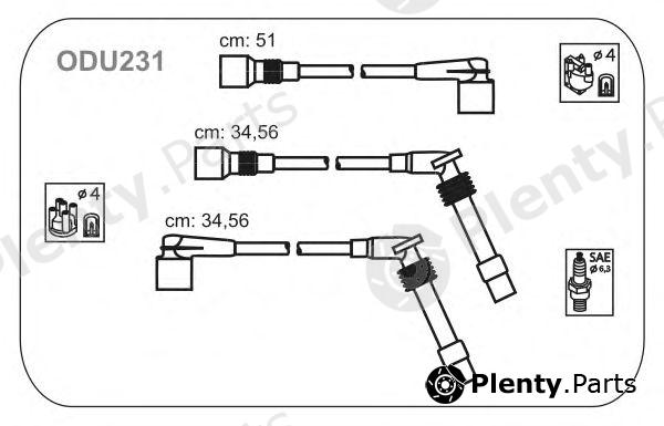  JANMOR part ODU231 Ignition Cable Kit