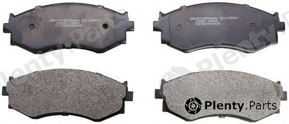  DENCKERMANN part B110557 Brake Pad Set, disc brake