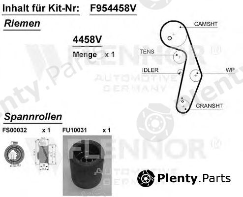  FLENNOR part F954458V Timing Belt Kit