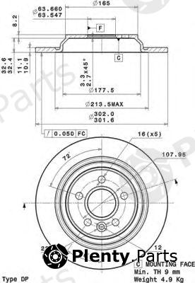  BREMBO part 08.A537.11 (08A53711) Brake Disc