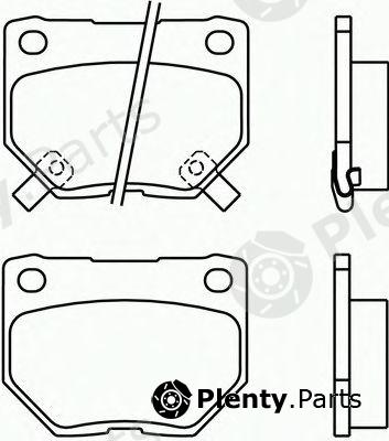  BREMBO part P78016 Brake Pad Set, disc brake
