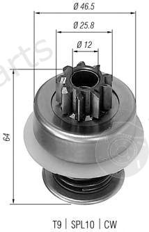  MAGNETI MARELLI part 940113020016 Pinion, starter