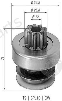  MAGNETI MARELLI part 940113020061 Pinion, starter