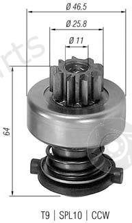 MAGNETI MARELLI part 940113020113 Pinion, starter