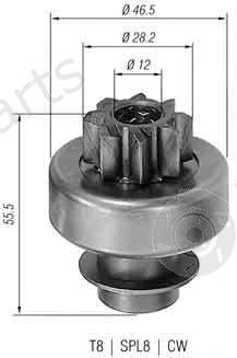  MAGNETI MARELLI part 940113020130 Pinion, starter
