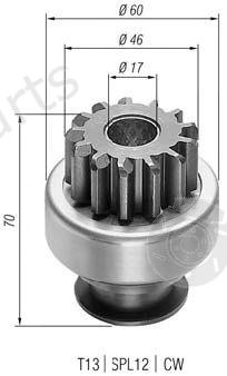  MAGNETI MARELLI part 940113020156 Pinion, starter