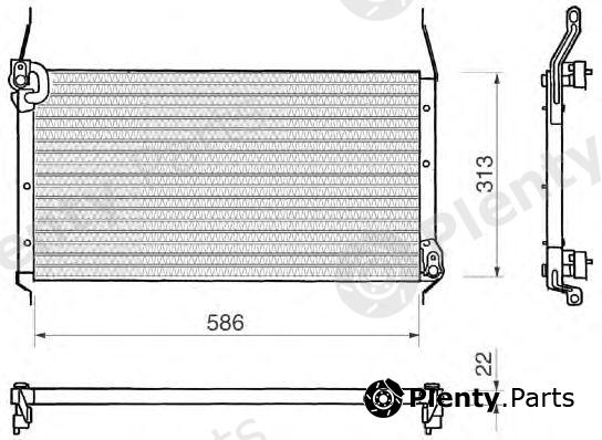  MAGNETI MARELLI part 350203150000 Condenser, air conditioning