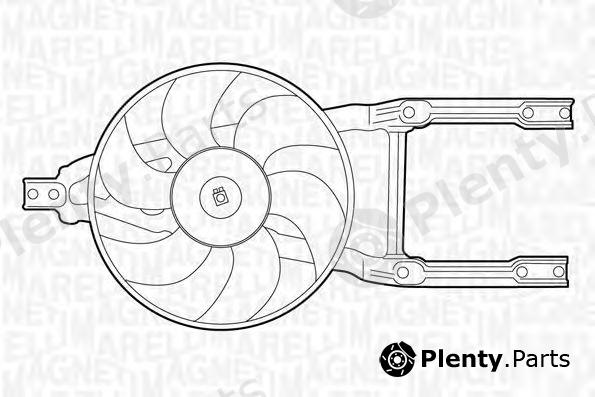  MAGNETI MARELLI part 069422204010 Fan, radiator