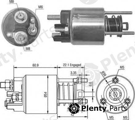  MAGNETI MARELLI part 940113050016 Solenoid Switch, starter