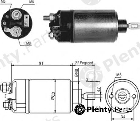  MAGNETI MARELLI part 940113050167 Solenoid Switch, starter