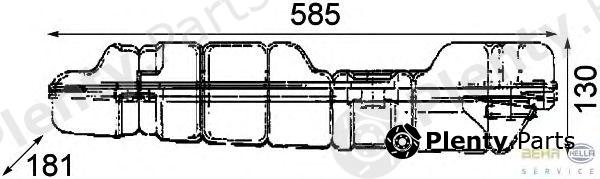  BEHR part 8MA376705-121 (8MA376705121) Expansion Tank, coolant