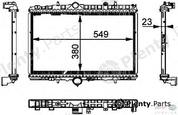  BEHR part 8MK376714-394 (8MK376714394) Radiator, engine cooling