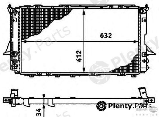  BEHR part 8MK376715-264 (8MK376715264) Radiator, engine cooling