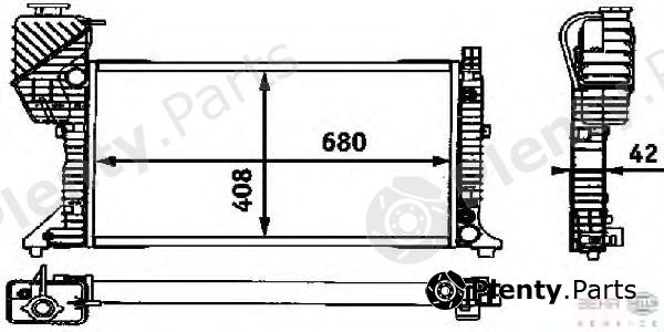  BEHR part 8MK376721-444 (8MK376721444) Radiator, engine cooling