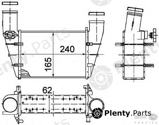  BEHR part 8ML376727-581 (8ML376727581) Intercooler, charger