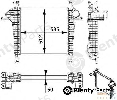  BEHR part 8ML376728-701 (8ML376728701) Intercooler, charger