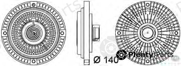  BEHR part 8MV376757-321 (8MV376757321) Clutch, radiator fan