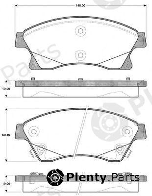  NK part 223644 Brake Pad Set, disc brake