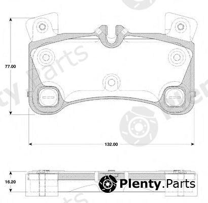  NK part 224799 Brake Pad Set, disc brake