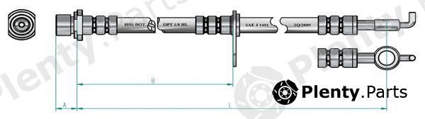  NK part 8545151 Brake Hose