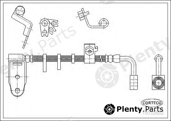  CORTECO part 19032882 Brake Hose