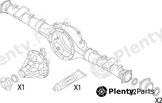  CORTECO part 19536184 Gasket Set, differential