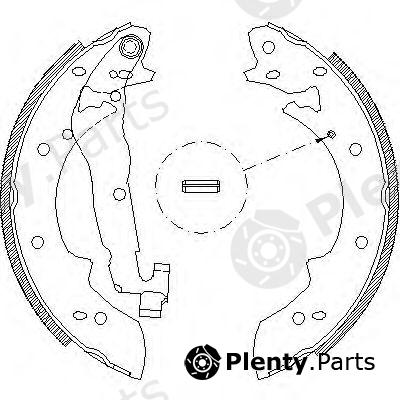  REMSA part 4027.02 (402702) Brake Shoe Set