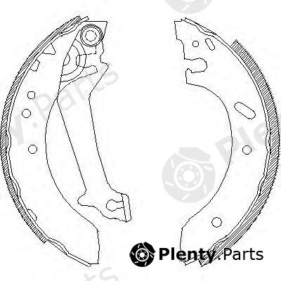  REMSA part 4670.01 (467001) Brake Shoe Set