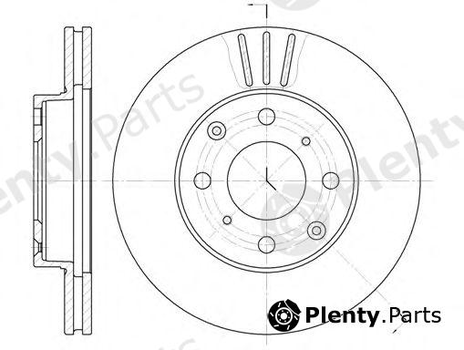  REMSA part 6108.10 (610810) Brake Disc