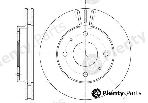  REMSA part 6394.11 (639411) Brake Disc