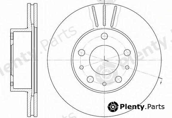  REMSA part 6476.10 (647610) Brake Disc