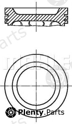  MAHLE ORIGINAL part 0121500 Piston