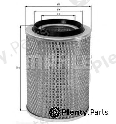  MAHLE ORIGINAL part LX49 Air Filter