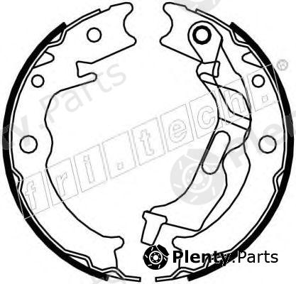 fri.tech. part 1027.007 (1027007) Brake Shoe Set, parking brake