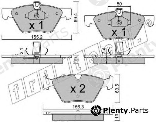  fri.tech. part 2611 Brake Pad Set, disc brake