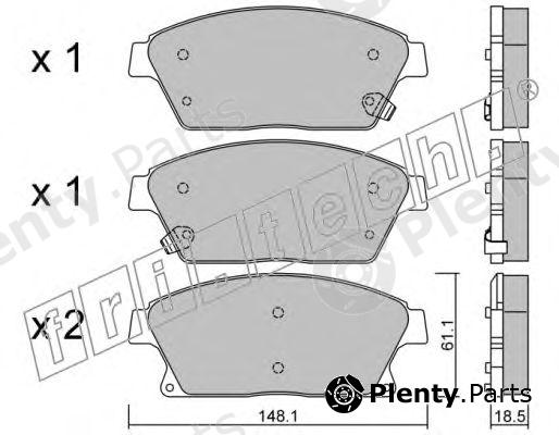  fri.tech. part 856.0 (8560) Brake Pad Set, disc brake