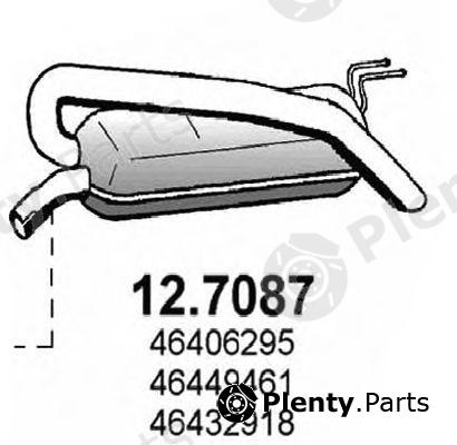  ASSO part 12.7087 (127087) End Silencer
