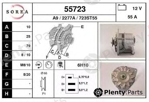  EAI part 55723 Alternator